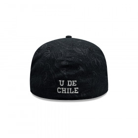 Gorra New Era 59Fifty Universidad De Chile Futbol Negro