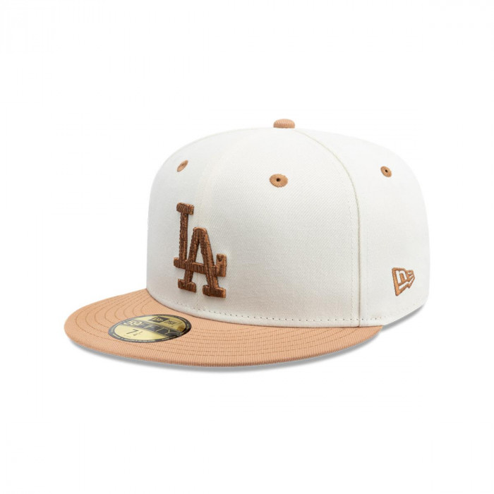 Gorra 59Fifty Los Angeles Dodgers MLB Wooden Blanco
