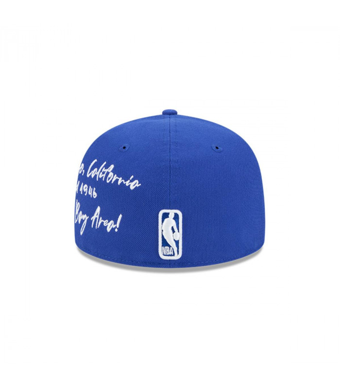 Gorra 59Fifty Golden State Warriors NBA Team Verbiage Blue