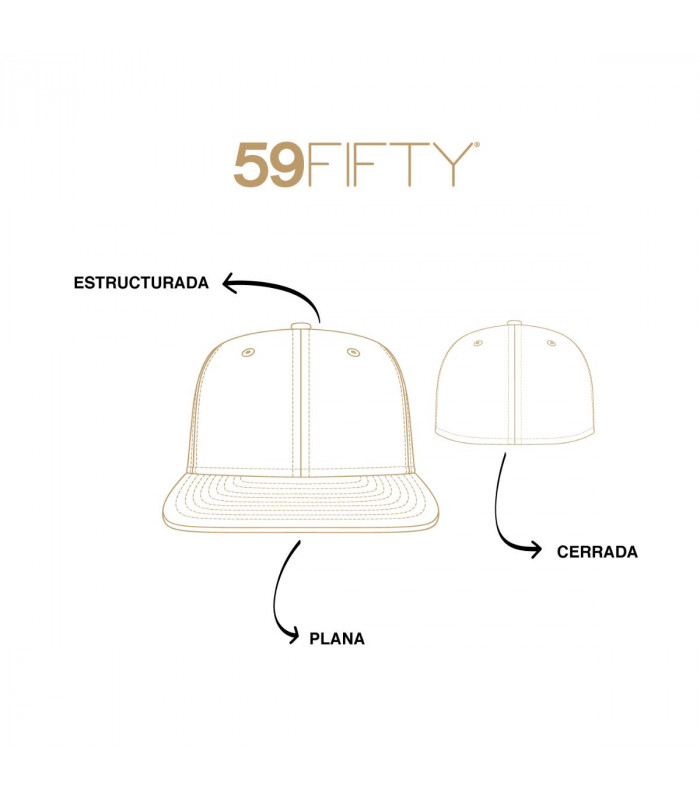 Gorra 59Fifty San Diego Padres MLB Houndstooh Open Brown