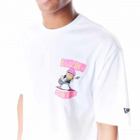 Polera New Era Brand City Graphic Blanco