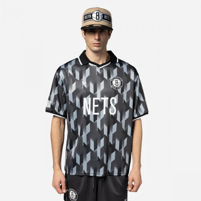 Polera Brooklyn Nets NBA Soccer Pack Gris