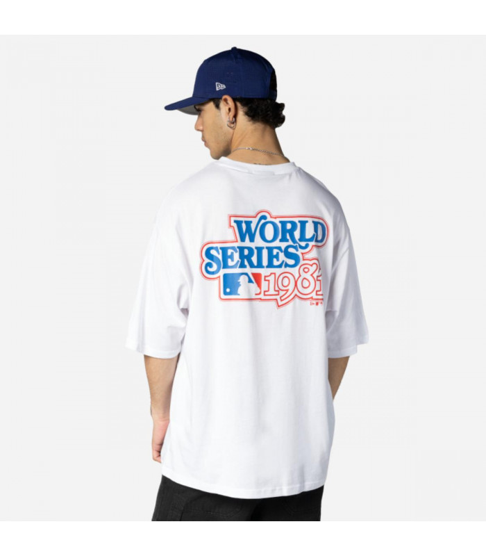 Polera Los Angeles Dodgers MLB World Series White