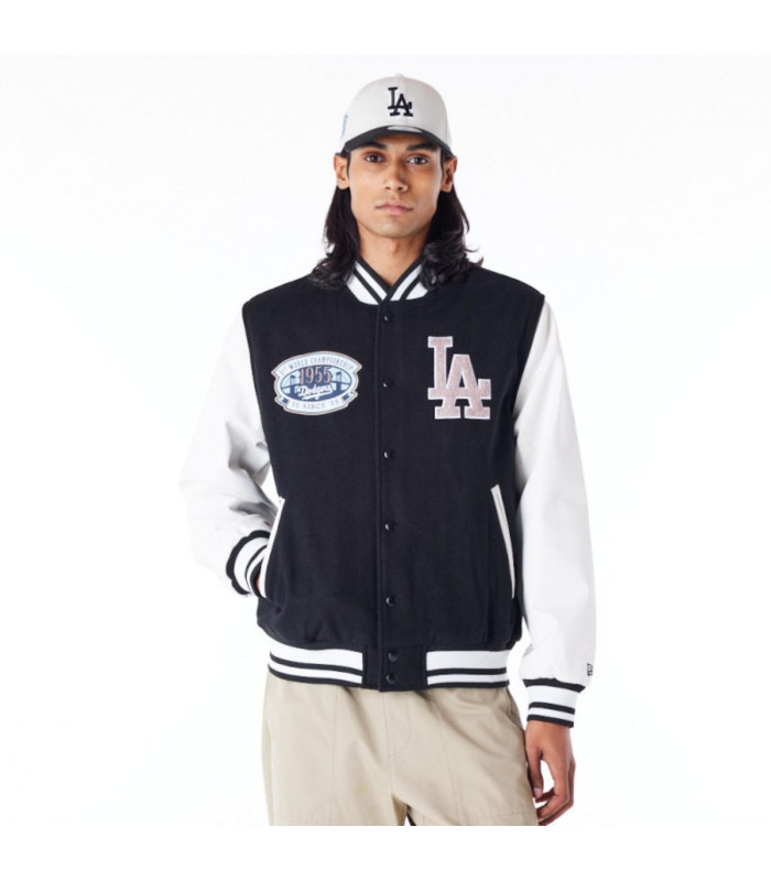 Chaquetas Los Angeles Dodgers MLB Patches Black