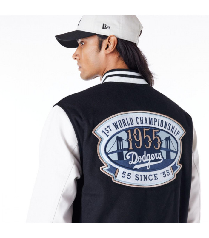 Chaquetas Los Angeles Dodgers MLB Patches Black