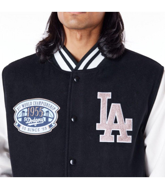 Chaquetas Los Angeles Dodgers MLB Patches Black