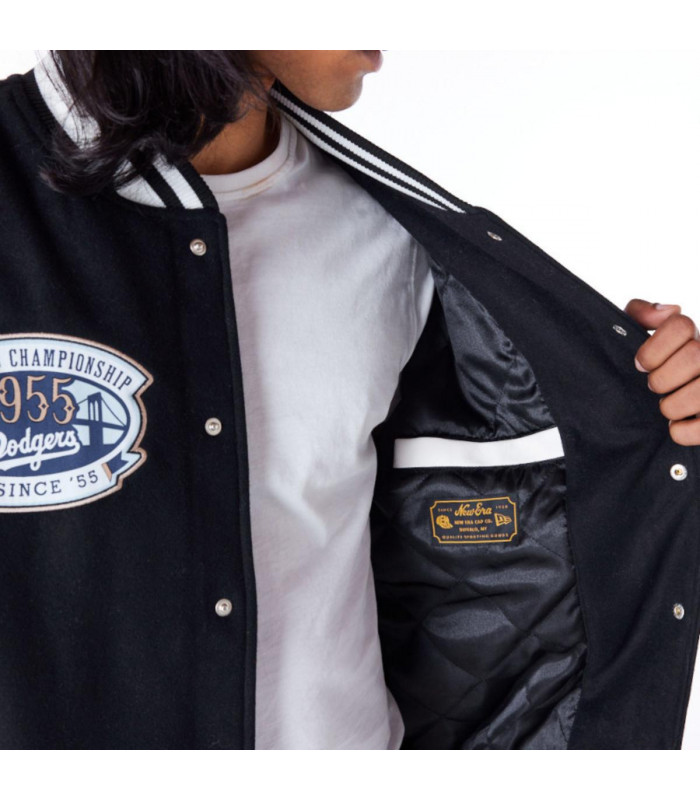 Chaquetas Los Angeles Dodgers MLB Patches Black