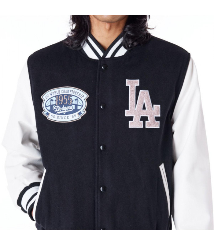 Chaquetas Los Angeles Dodgers MLB Patches Black