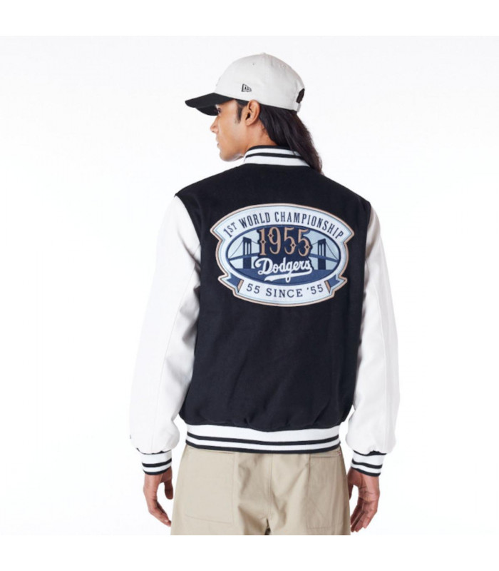 Chaquetas Los Angeles Dodgers MLB Patches Black