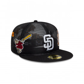 Gorra 59Fifty San Diego Padres Aop Mesh Black