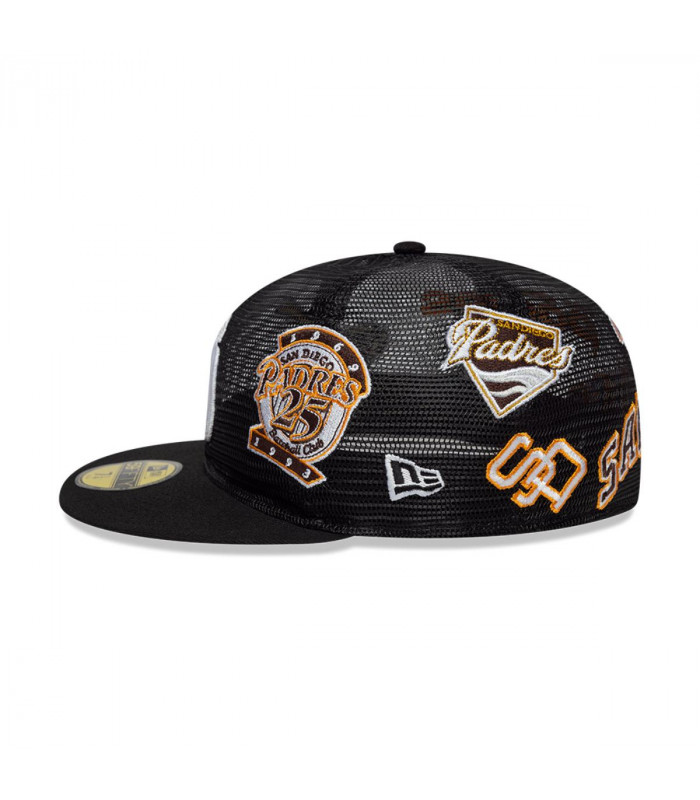 Gorra 59Fifty San Diego Padres Aop Mesh Black
