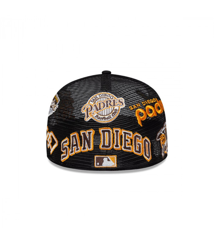 Gorra 59Fifty San Diego Padres Aop Mesh Black
