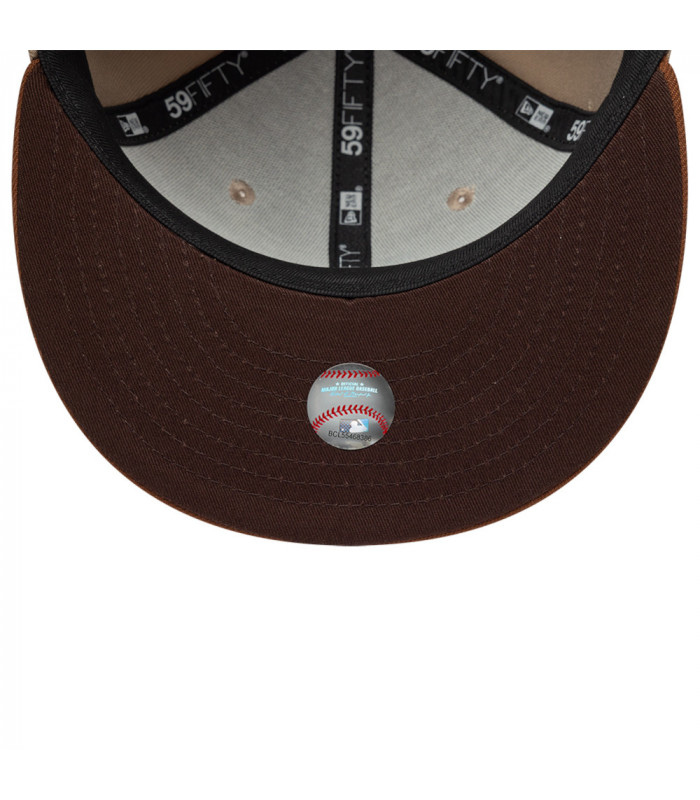 Gorra 59Fifty MLB Los Angeles Dodgers Mocha Mousse Café