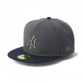 Gorra 59Fifty MLB New York Yankees Tonal Logo Gris
