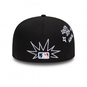 Gorra 59Fifty MLB Chicago White Sox Scribble Negro