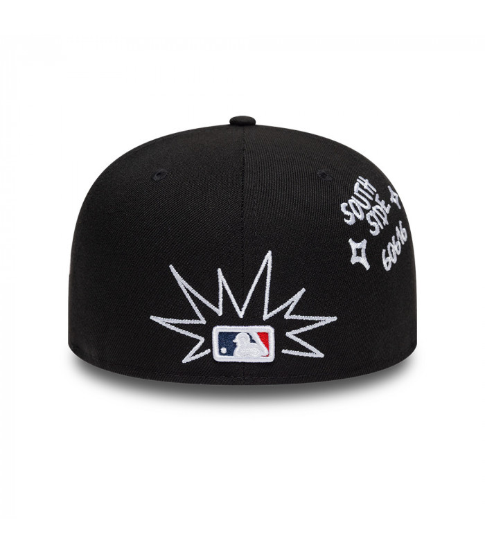Gorra 59Fifty MLB Chicago White Sox Scribble Negro