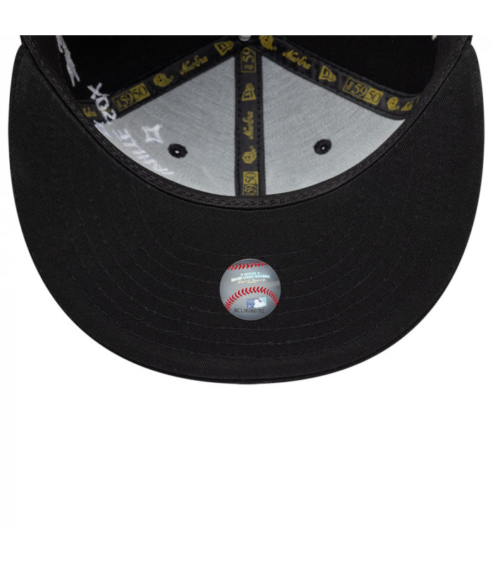 Gorra 59Fifty MLB Chicago White Sox Scribble Negro