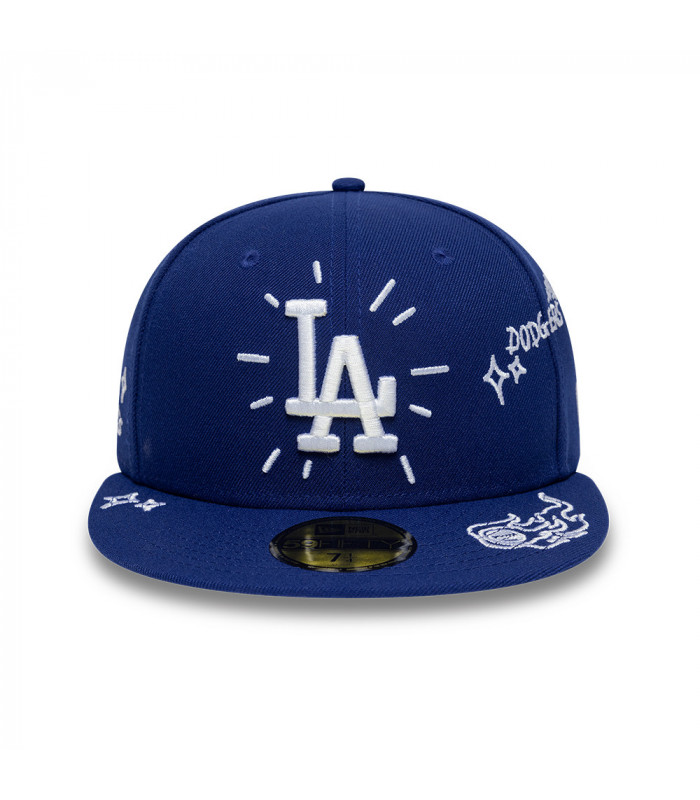 Gorra 59Fifty MLB Los Angeles Dodgers Scribble Negro