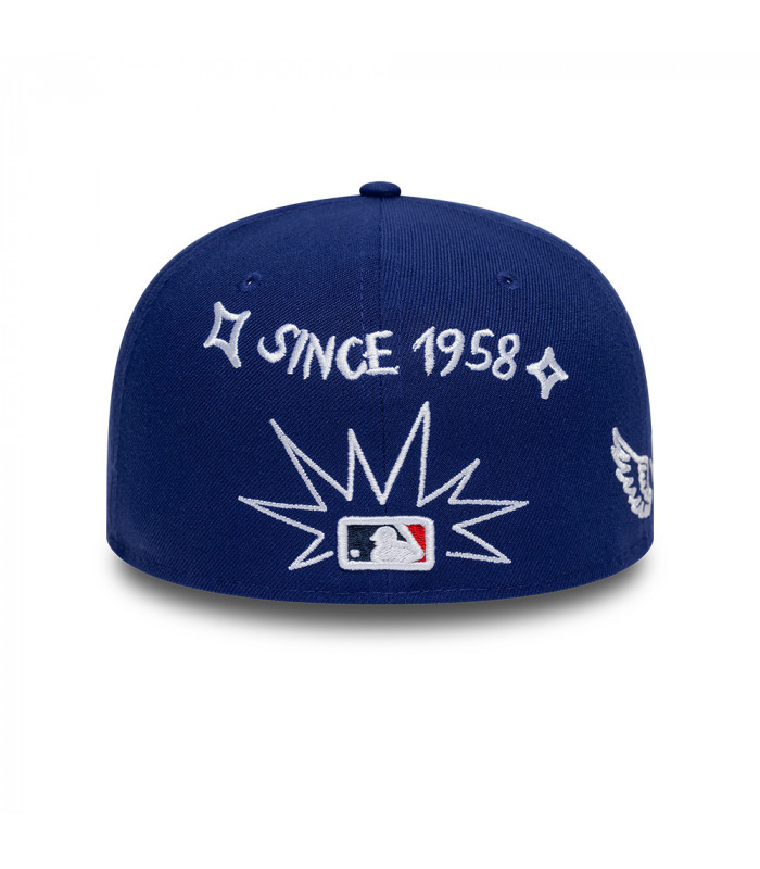 Gorra 59Fifty MLB Los Angeles Dodgers Scribble Negro