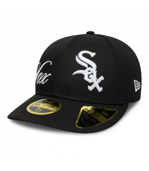 Gorra 59Fifty MLB Chicago White Sox Side Script Negro