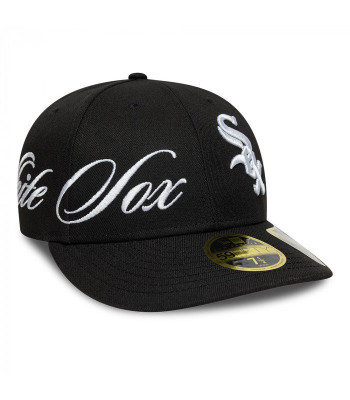Gorra 59Fifty MLB Chicago White Sox Side Script Negro