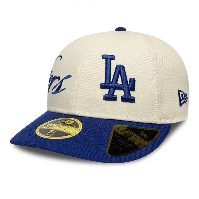 Gorra 59Fifty MLB Los Angeles Dodgers Side Script Beige