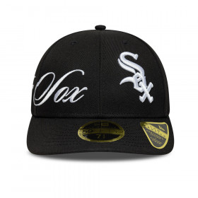 Gorra 59Fifty MLB Chicago White Sox Side Script Negro