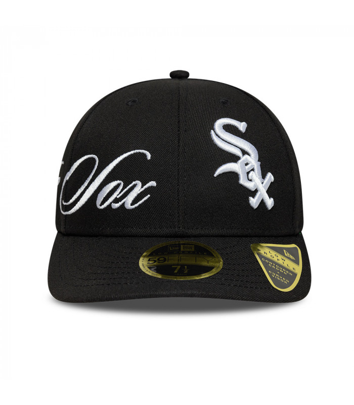 Gorra 59Fifty MLB Chicago White Sox Side Script Negro
