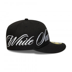 Gorra 59Fifty MLB Chicago White Sox Side Script Negro