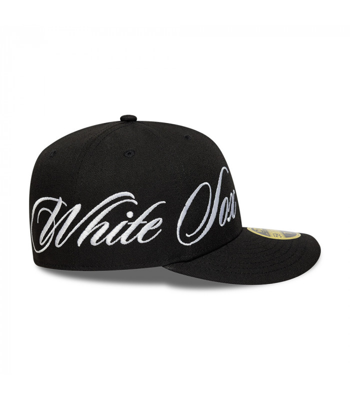 Gorra 59Fifty MLB Chicago White Sox Side Script Negro