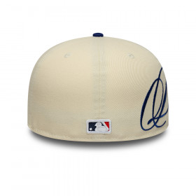 Gorra 59Fifty MLB Los Angeles Dodgers Side Script Beige