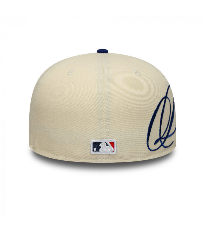 Gorra 59Fifty MLB Los Angeles Dodgers Side Script Beige