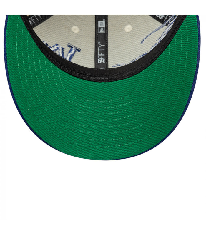 Gorra 59Fifty MLB Los Angeles Dodgers Side Script Beige