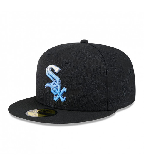Gorra 59Fifty Chicago Blanco Sox MLB Tonal KOI Negro