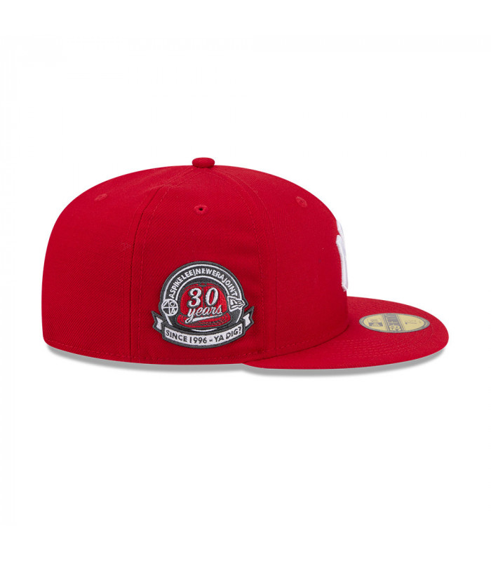 Gorra 59Fifty MLB New York Yankees Spike Lee Aniversary Rojo