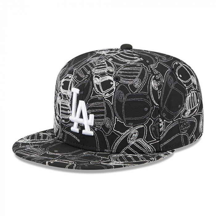 Gorra New Era 59Fifty Los Angeles Dodgers Cap Scramble Negro