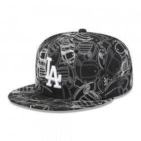 Gorra New Era 59Fifty Los Angeles Dodgers Cap Scramble Negro
