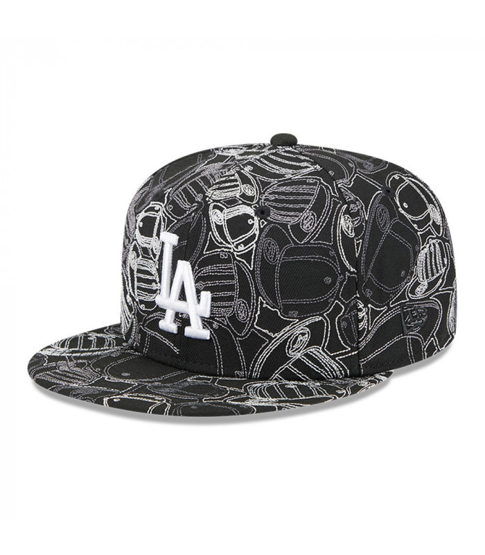 Gorra New Era 59Fifty Los Angeles Dodgers Cap Scramble Negro