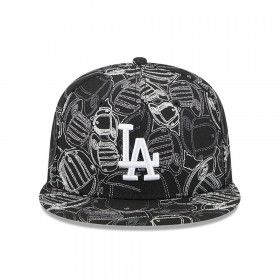 Gorra New Era 59Fifty Los Angeles Dodgers Cap Scramble Negro