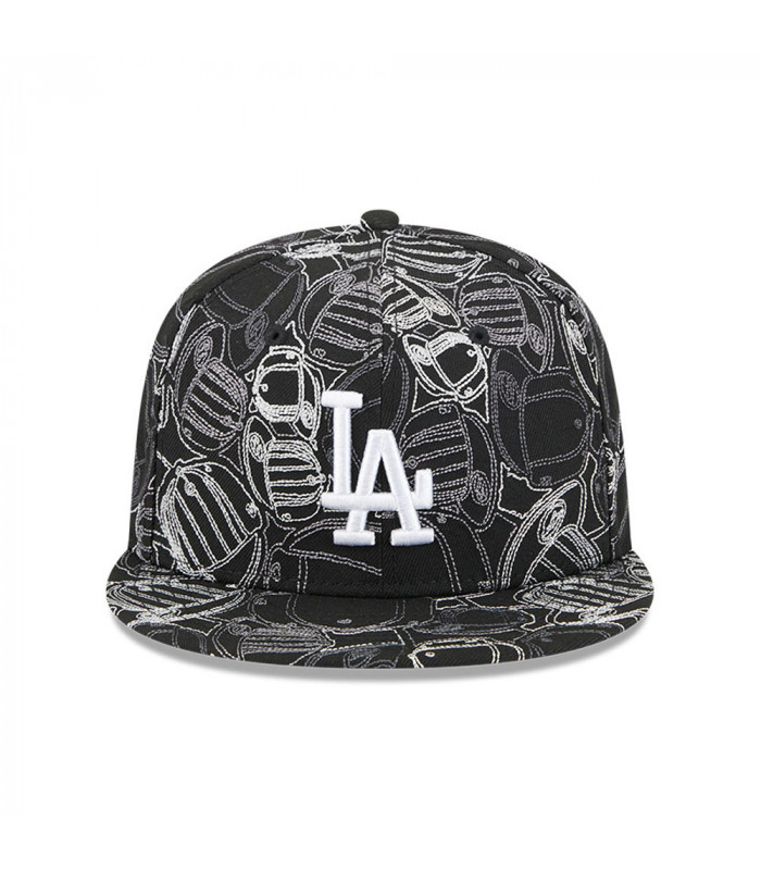 Gorra New Era 59Fifty Los Angeles Dodgers Cap Scramble Negro