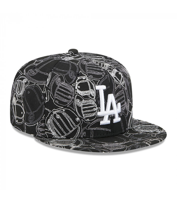 Gorra New Era 59Fifty Los Angeles Dodgers Cap Scramble Negro