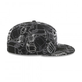 Gorra New Era 59Fifty Los Angeles Dodgers Cap Scramble Negro