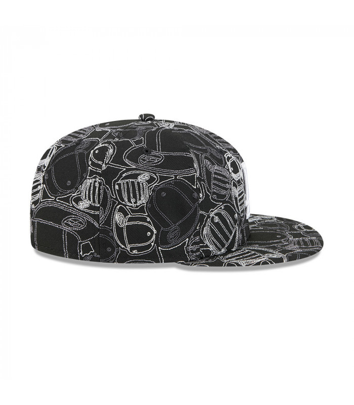 Gorra New Era 59Fifty Los Angeles Dodgers Cap Scramble Negro