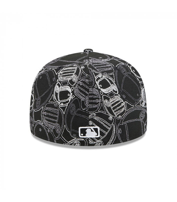 Gorra New Era 59Fifty Los Angeles Dodgers Cap Scramble Negro
