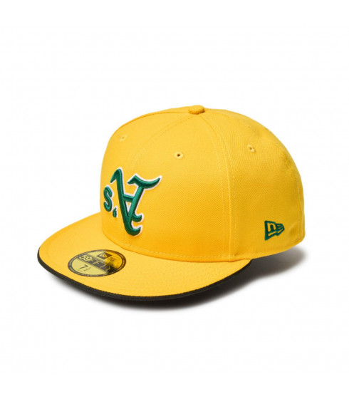 Gorra 59Fifty Oakland Athletics MLB Upside Down Amarillo