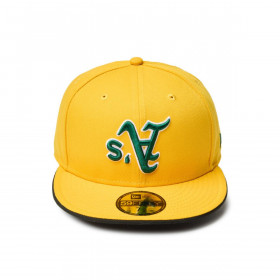 Gorra 59Fifty Oakland Athletics MLB Upside Down Amarillo