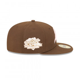 Gorra 59Fifty MLB Oakland Athletics Walnut Pink Marrón