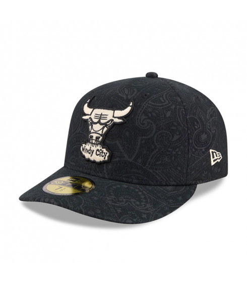 Gorra 59Fifty NBA Chicago Bulls Brushed Cotton Negro