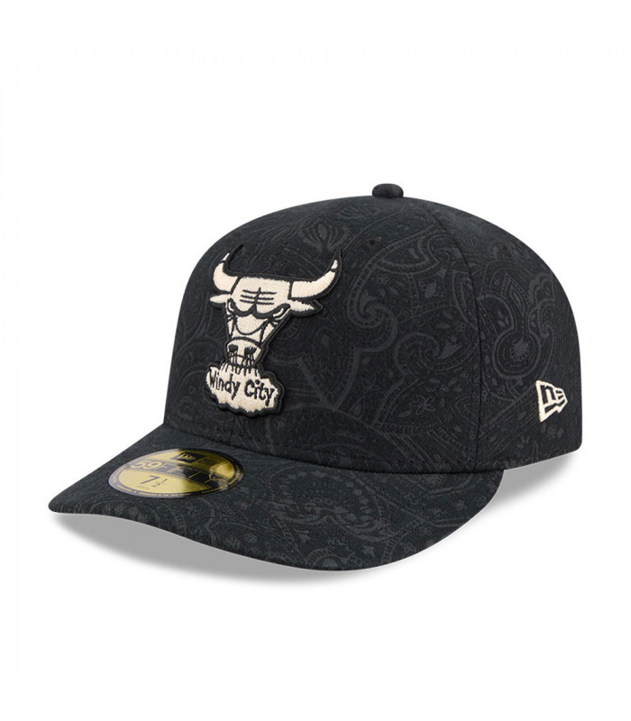 Gorra 59Fifty NBA Chicago Bulls Brushed Cotton Negro