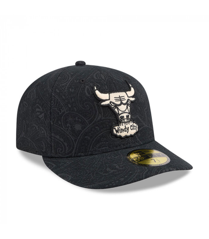 Gorra 59Fifty NBA Chicago Bulls Brushed Cotton Negro